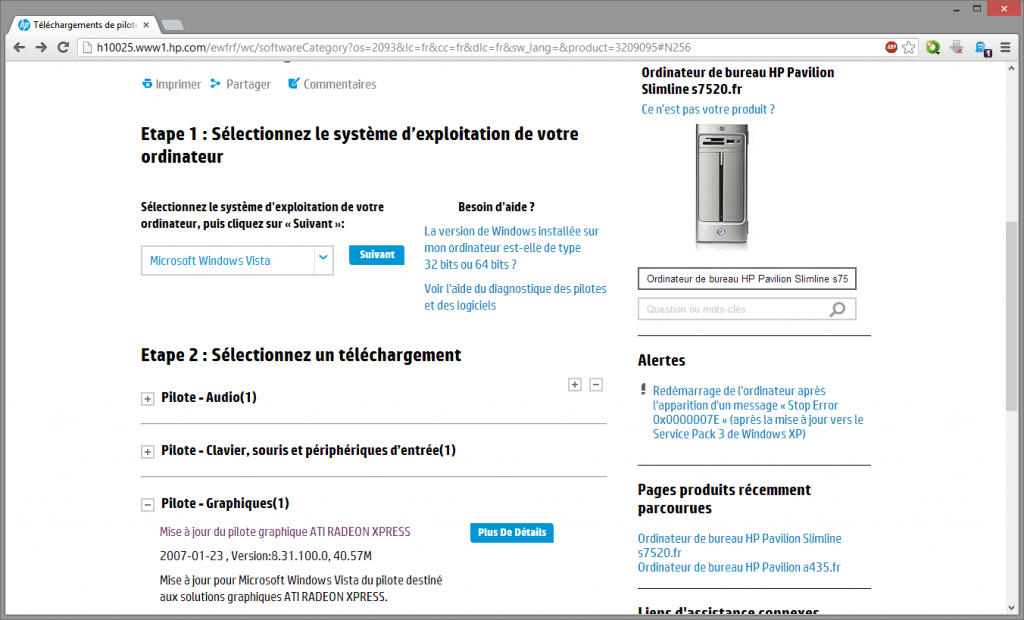 pilote-carte-graphique-site-hp-ordinateur-bureau