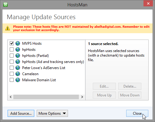 hostsman-selectionner-sources-fichier-hosts