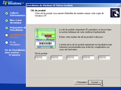 installation-windows-xp-cle-de-produit