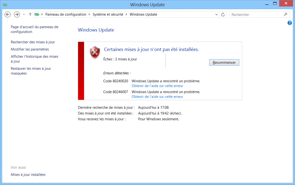 resoudre-echec-erreur-probleme-mise-a-jour-windows-10-sur-windows-update-code-erreur-80240020-80246007