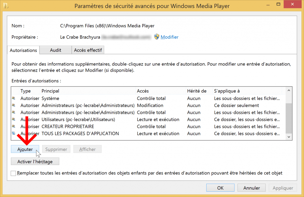 acces-refuse-dossier-fichier-windows-obtenir-droits-administrateur-proprietes-ajouter-autorisation