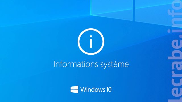 Connaître sa version de Windows 10