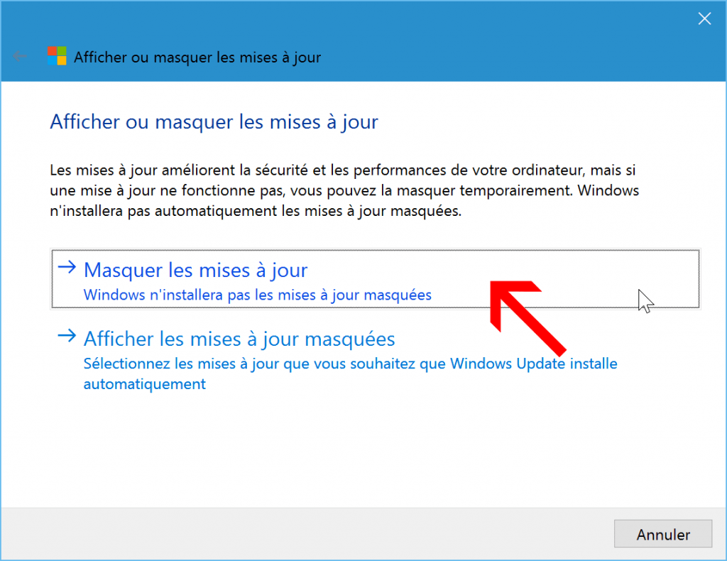 desactiver-empecher-cacher-une-mise-a-jour-windows-update-sur-windows-10-masquer-mises-a-jour