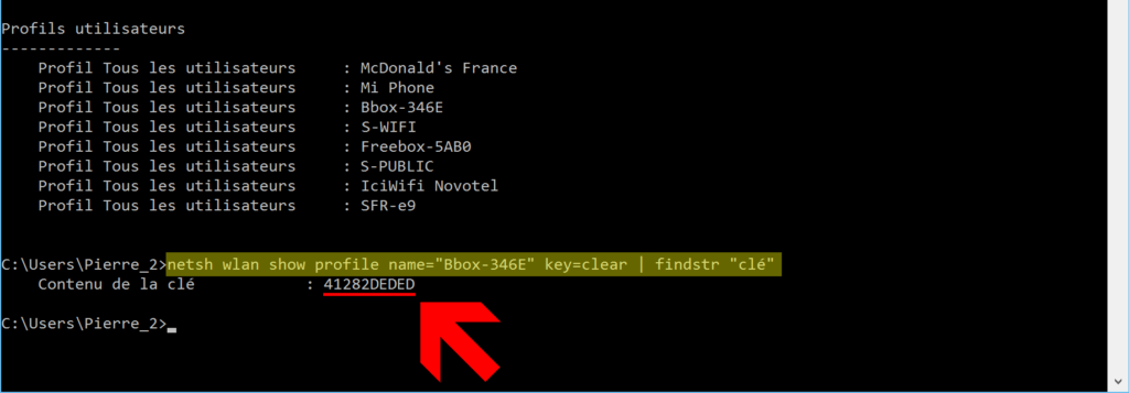 comment-retrouver-mot-de-passe-cle-wifi-perdue-oubliee-sous-windows-cmd-netsh-wlan-show-profile-name