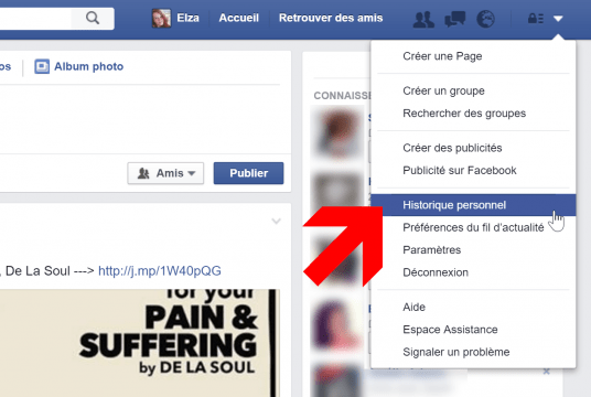 supprimer-publications-commentaires-messages-photos-mur-facebook-historique-personnel-facebook-menu