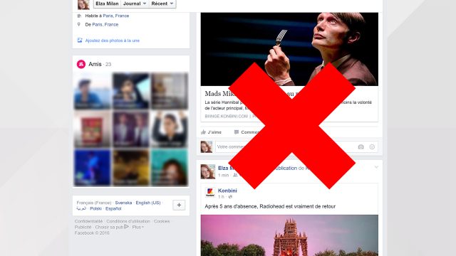 Supprimer toutes les publications de son mur Facebook