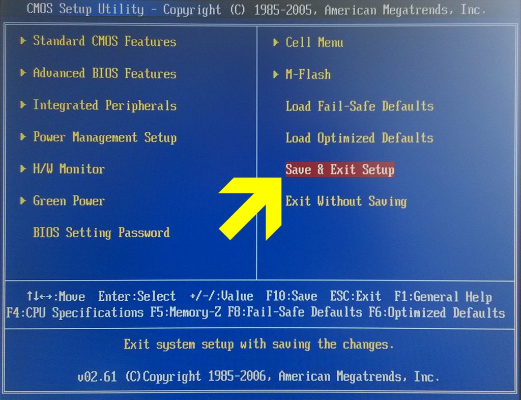 verifier-etat-sante-disque-dur-windows-smart-bios-save-exit