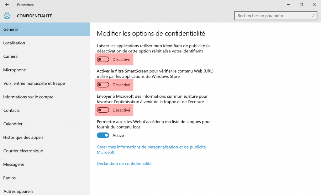 vie-privee-supprimer-mouchards-telemetrie-confidentialite-windows-10-options-confidentialite