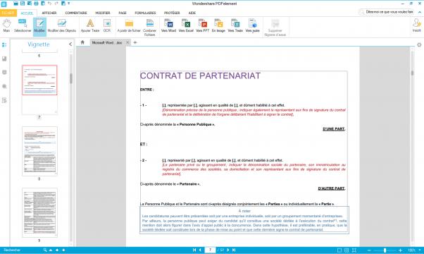 test-de-wondershare-pdfelement-logiciel-editer-convertir-fichiers-pdf-interface-pdfelement-document-word-converti