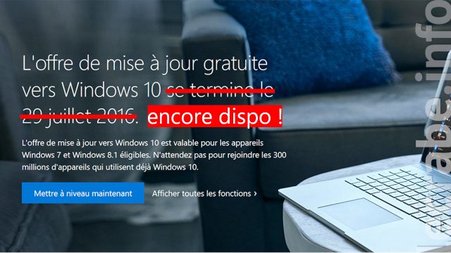 Windows 10 gratuit : comment obtenir Windows 10 gratuitement