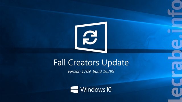 Télécharger et installer Windows 10 1709 (Fall Creators Update)