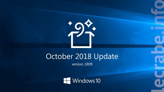 Windows 10 1809 (October 2018) : TOUTES les nouveautés !