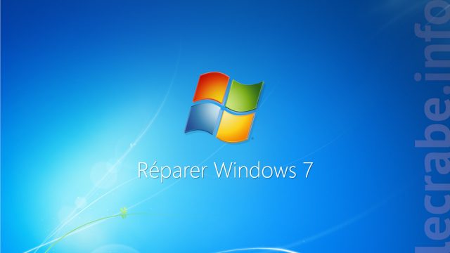 Réparer Windows 7 sans perdre ses données