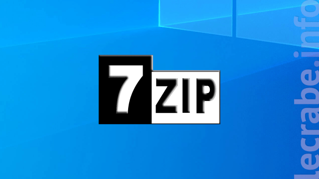 Windows : compresser un fichier ou un dossier avec 7-Zip