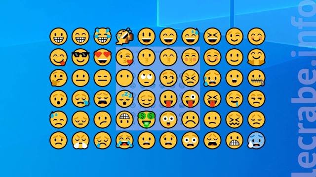 Windows 10 : ouvrir le clavier des émojis