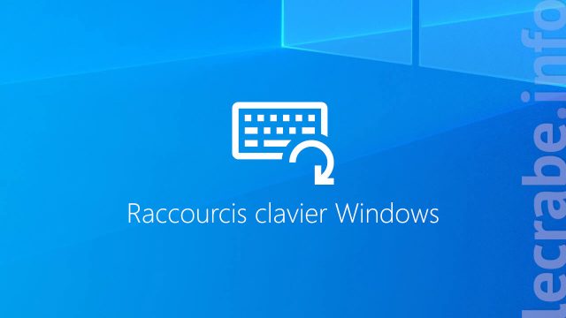 Raccourcis clavier Windows : la liste complète