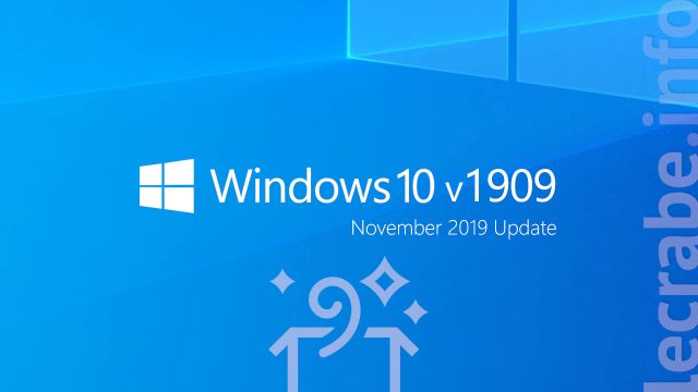 Windows 10 1909 (November 2019) : toutes les nouveautés !