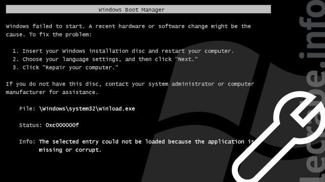 Réparer le démarrage de Windows 7