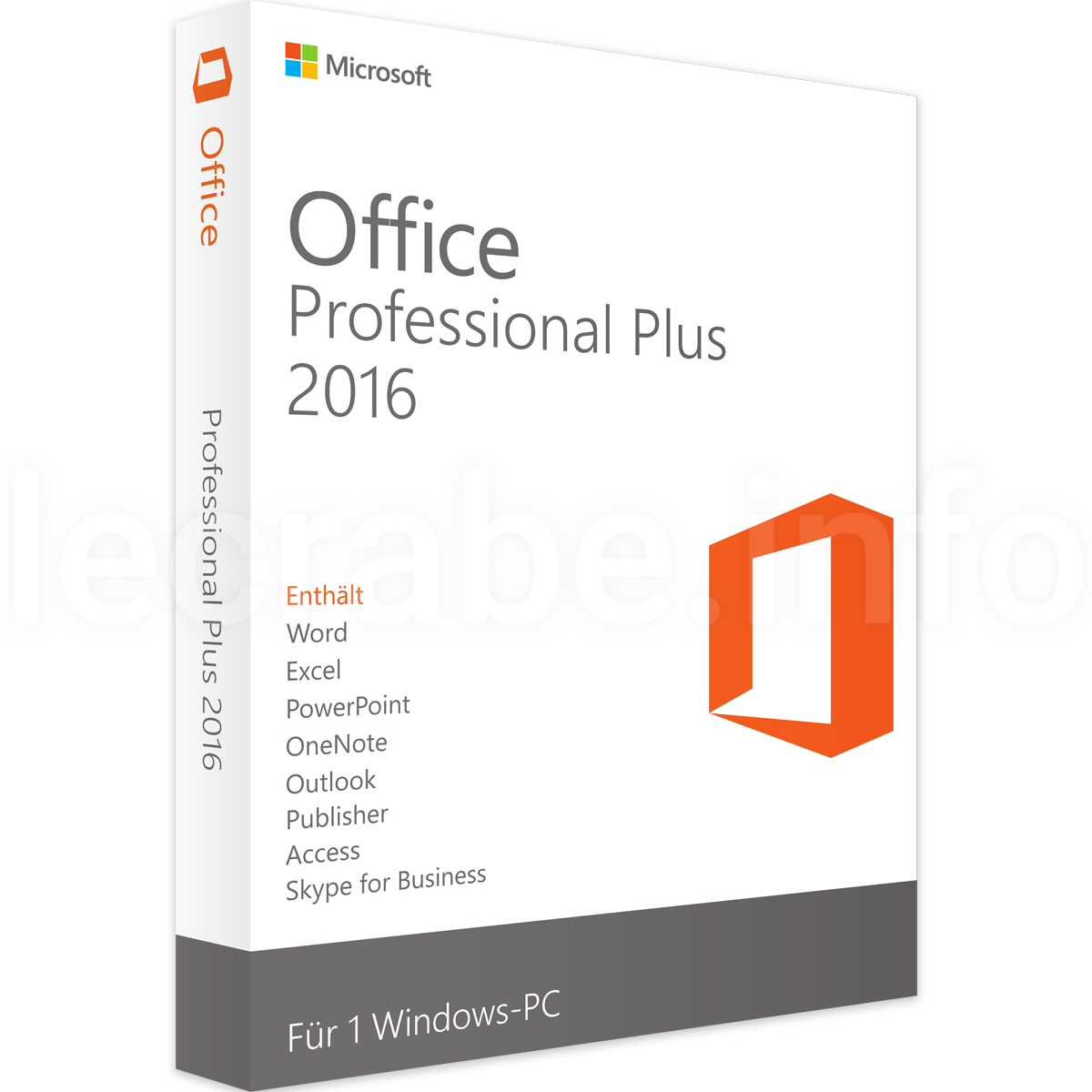 Office Professionnel Plus 2016