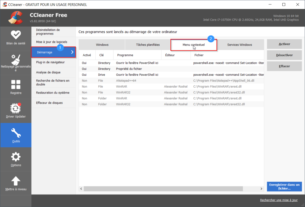 menu contextuel 12 - menu contextuel ccleaner