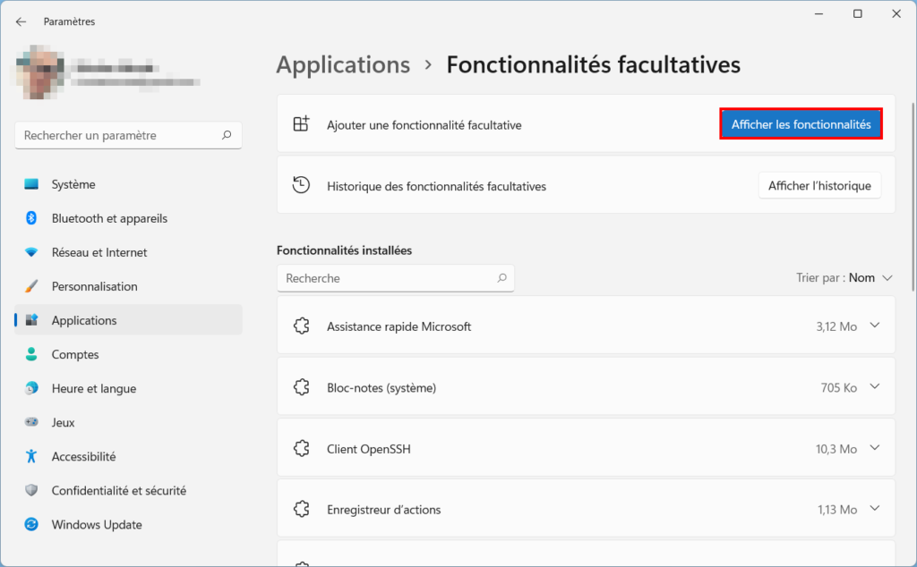 TPM Diagnostic Tool Windows 11 - afficher les fonctionnalités