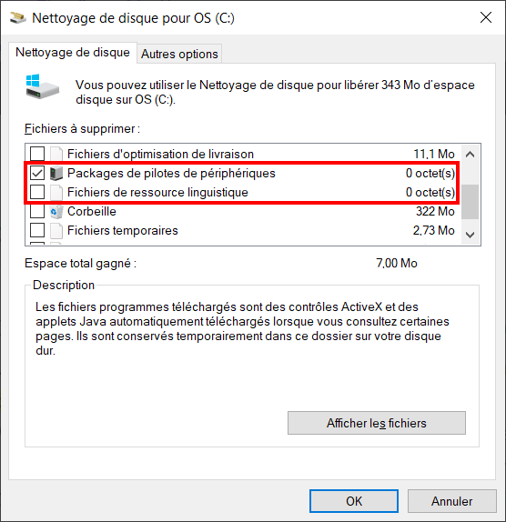Supprimer fichiers temp win 10 - nouvelles lignes fichiers systèmes