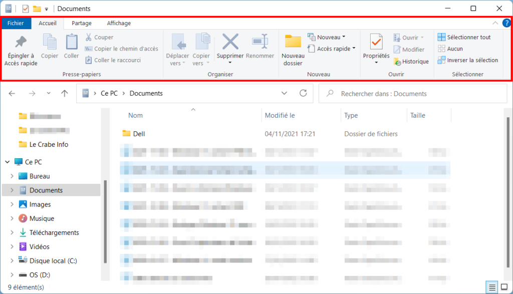 Windows 11 ancien ruban - ruban windows 10