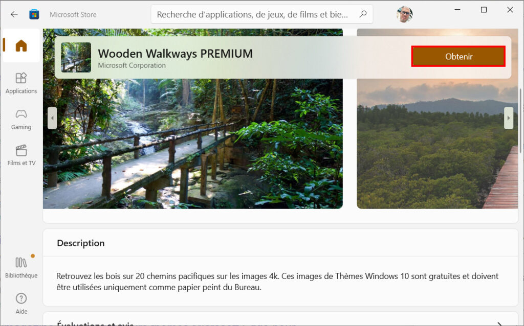 Windows 10 thème - Obtenir