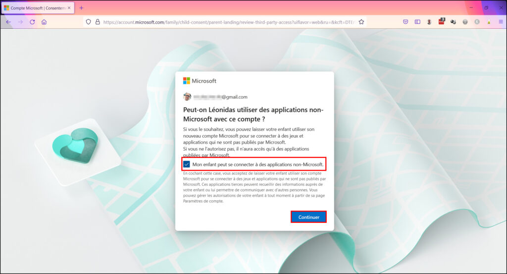 Windows 10 Contrôle parental - Autoriser les applications non Microsoft