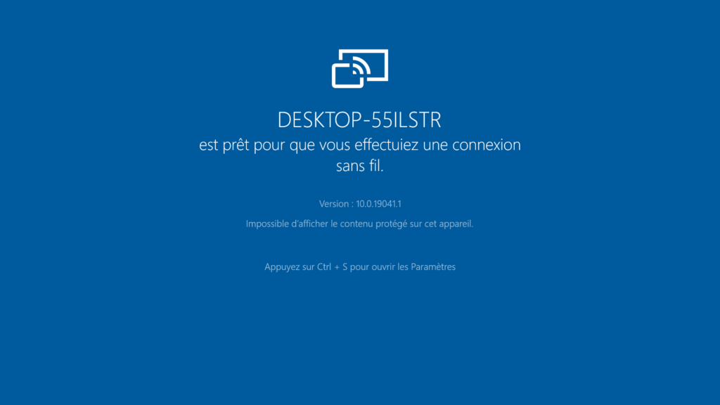 Afficher smartphone sur PC - L'appli Se connecter ne fonctionne pas