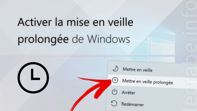 Activer la mise en veille prolongée sur Windows [11, 10]