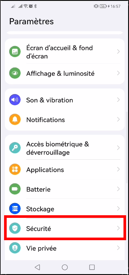 Configurer Family Safety Android - entrer dans sécurité