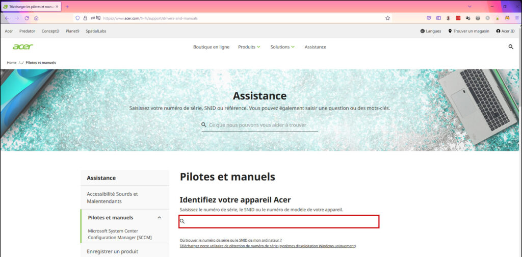 Mise à jour Firmware SSD - Reconnaissance PC par numéro de série