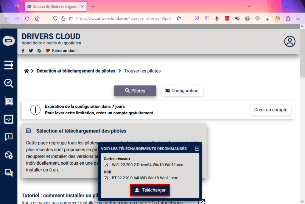 driverscloud 20 Télécharger