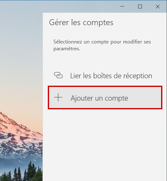 Config Courrier 04 Ajouter un compte