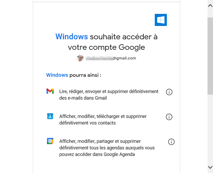 Config Courrier 10 autorisations