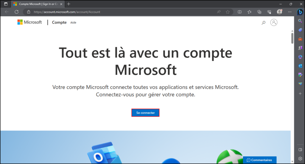 Supprimer compte Microsoft - Récupérer son compte depuis la page web Microsoft