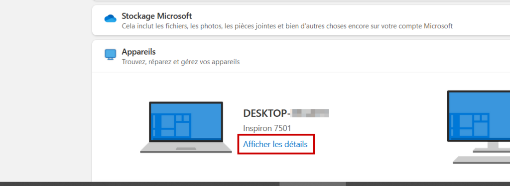 BitLocker bloque mon PC - cliquer sur afficher les détails