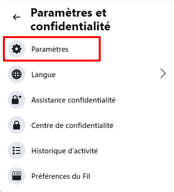 Supprimer Facebook garder Messenger - Accéder aux paramètres de votre profil