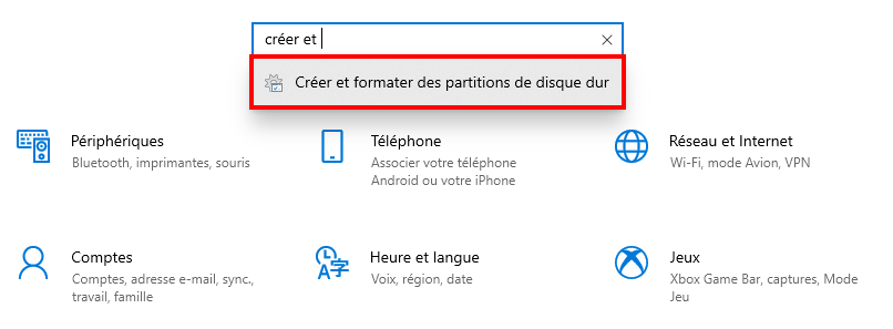 Récupérer les données d’une clé usb non reconnue - créer et formater des partitions de disque dur