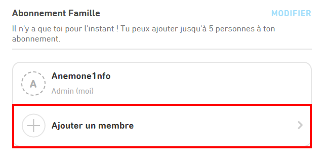 Comment supprimer un compte Duolingo - Ajouter un membre sur son compte Duolingo Famille
