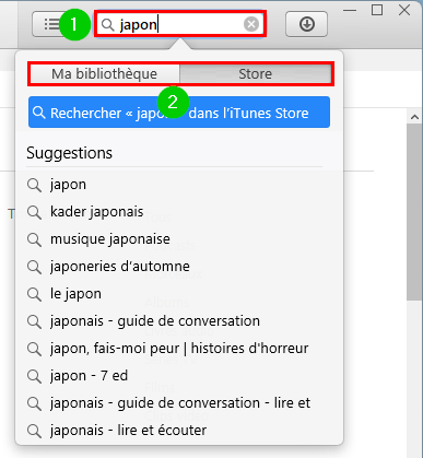 Utiliser la recherche de Podcasts dans iTunes sur Windows