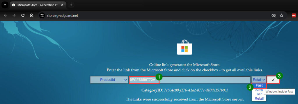 Installer Paint 11 sur Windows 10 Coller ID, choisir Fast et valider