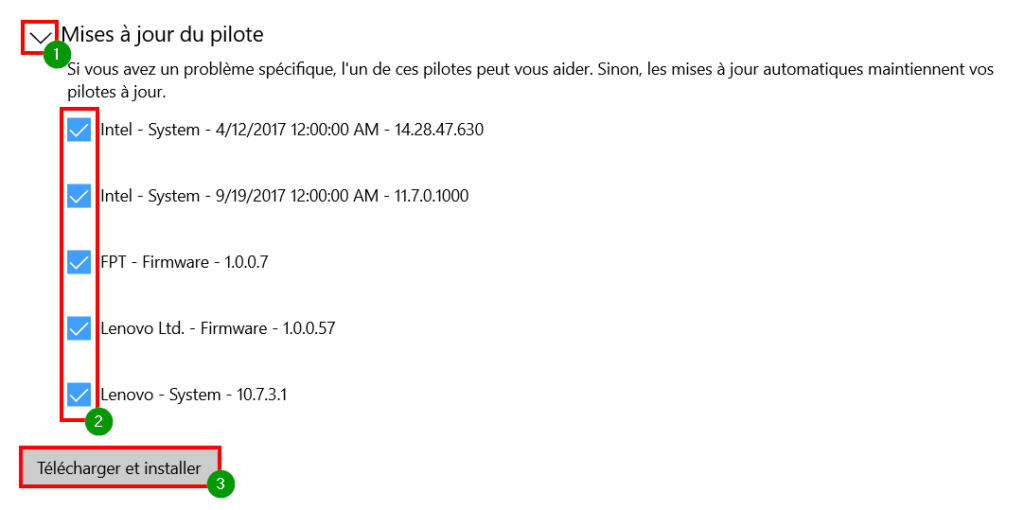Comment faire la mise à jour sur Windows 10 ? - Installer la ou les mises à jour facultatives