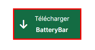 Afficher le pourcentage de batterie sur Windows 11 et 10 - Télécharger l'application BatteryBar