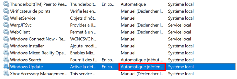 Comment faire la mise à jour sur Windows 10 ? - Windows Update automatique est activé