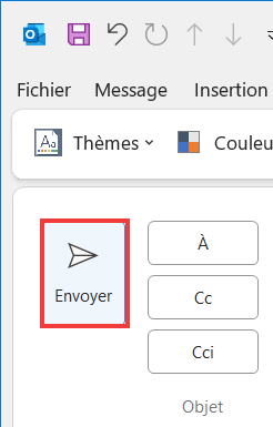 Envoi différé Outlook 365 Envoyer