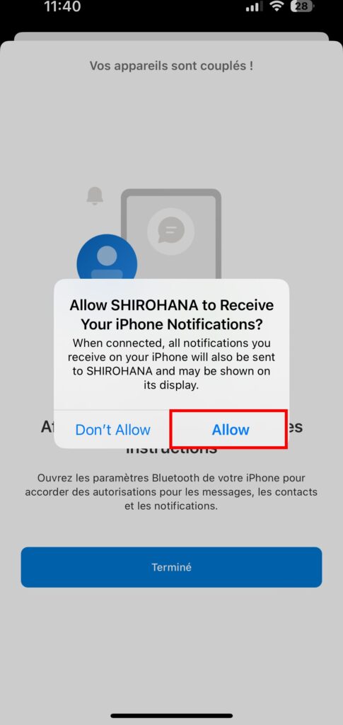 préparer utiliser iMessage Windows 11 jumeler iPhone autoriser notifications