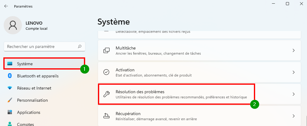 Corriger le téléchargement lent dans le Microsoft Store - Accéder au dépanneur de Microsoft Store