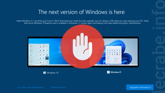 Windows 10 : bloquer la mise à niveau vers Windows 11